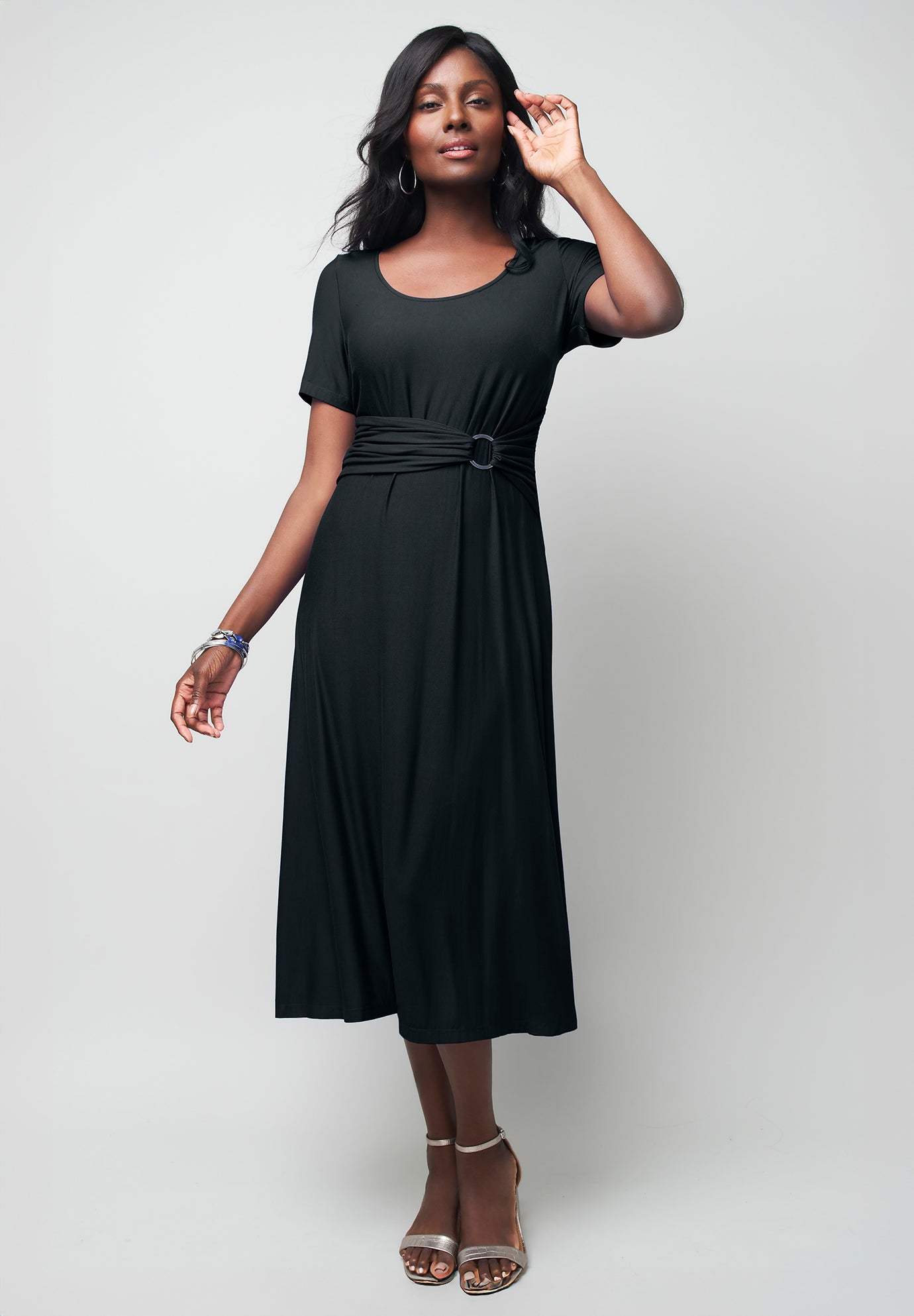 Buckle Midi Dress image number 0
