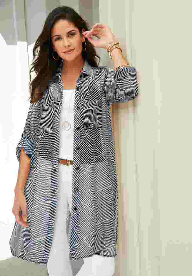 Sheer Georgette Mega Tunic image number 0