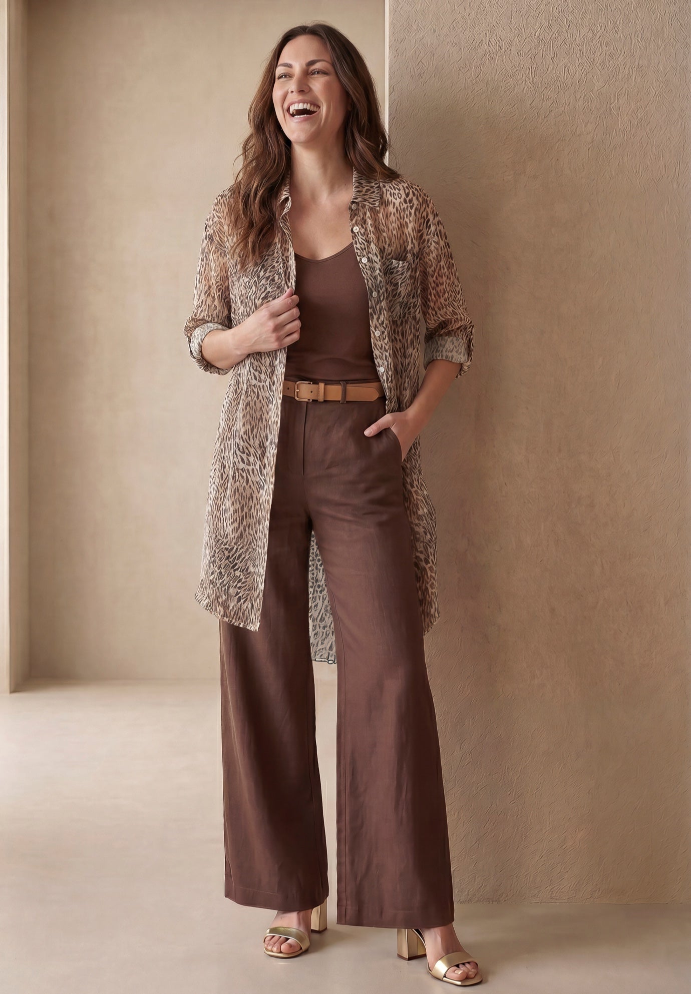 Sheer Georgette Mega Tunic image number 0