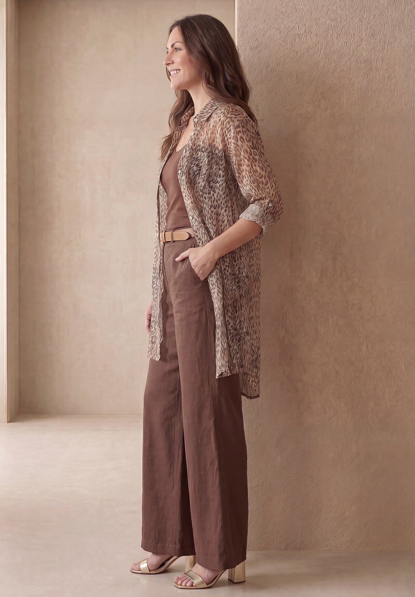 Sheer Georgette Mega Tunic image number 2