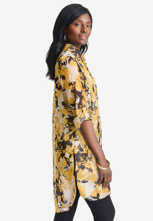 Sheer Georgette Mega Tunic image number 2