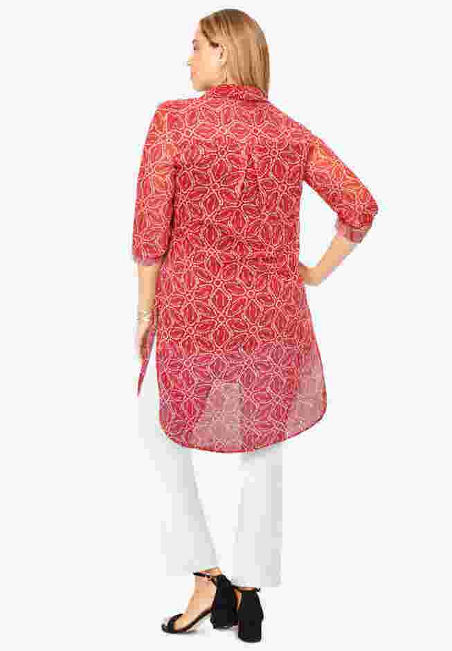 Sheer Georgette Mega Tunic image number 1