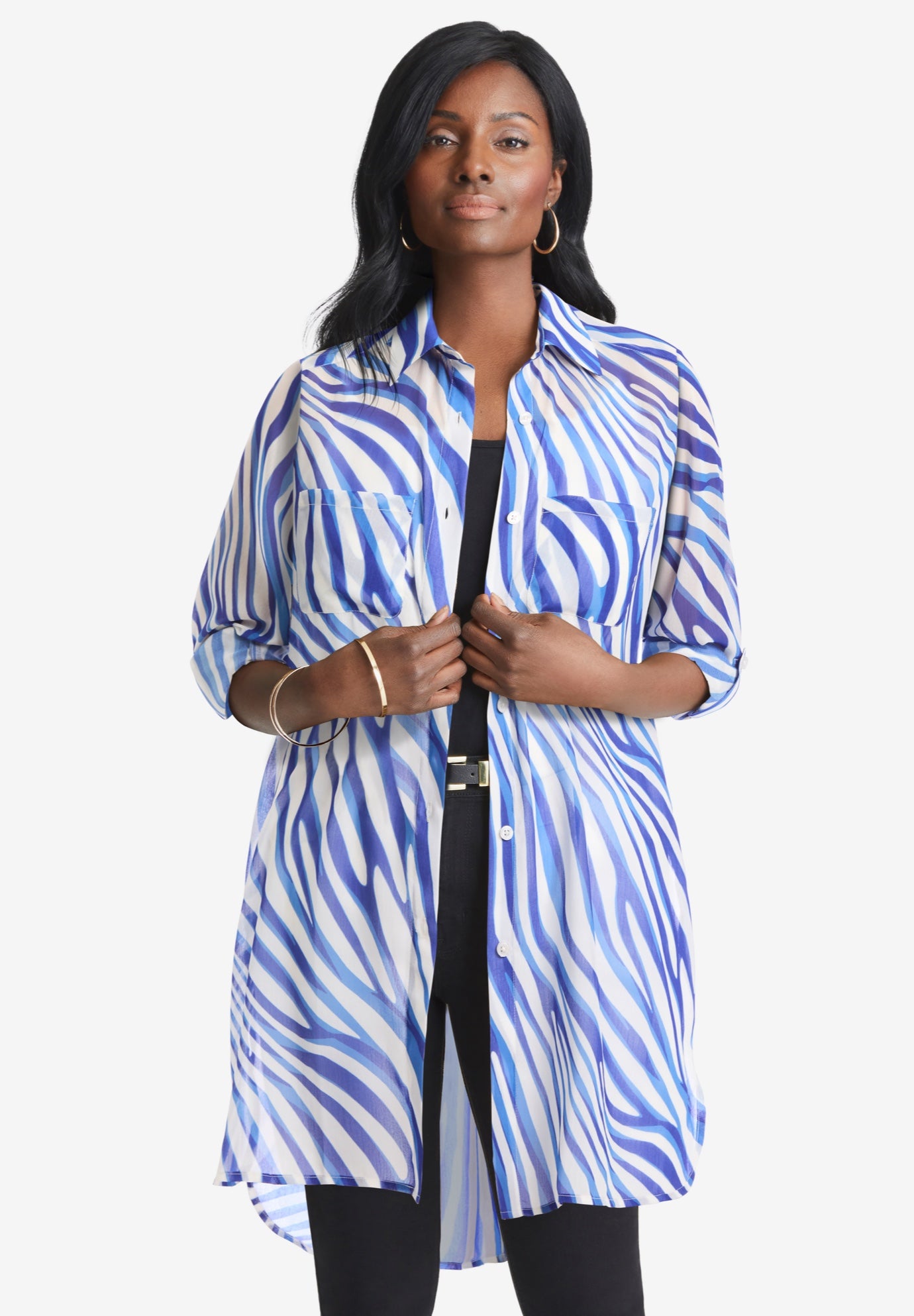 Sheer Georgette Mega Tunic image number 0