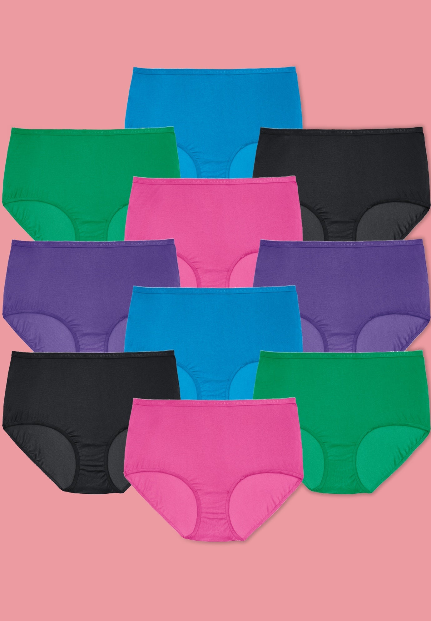 Full Coverage Cotton Brief 10-Pack image number 0