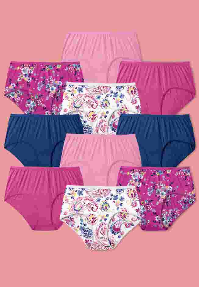 Full Coverage Cotton Brief 10-Pack image number 0