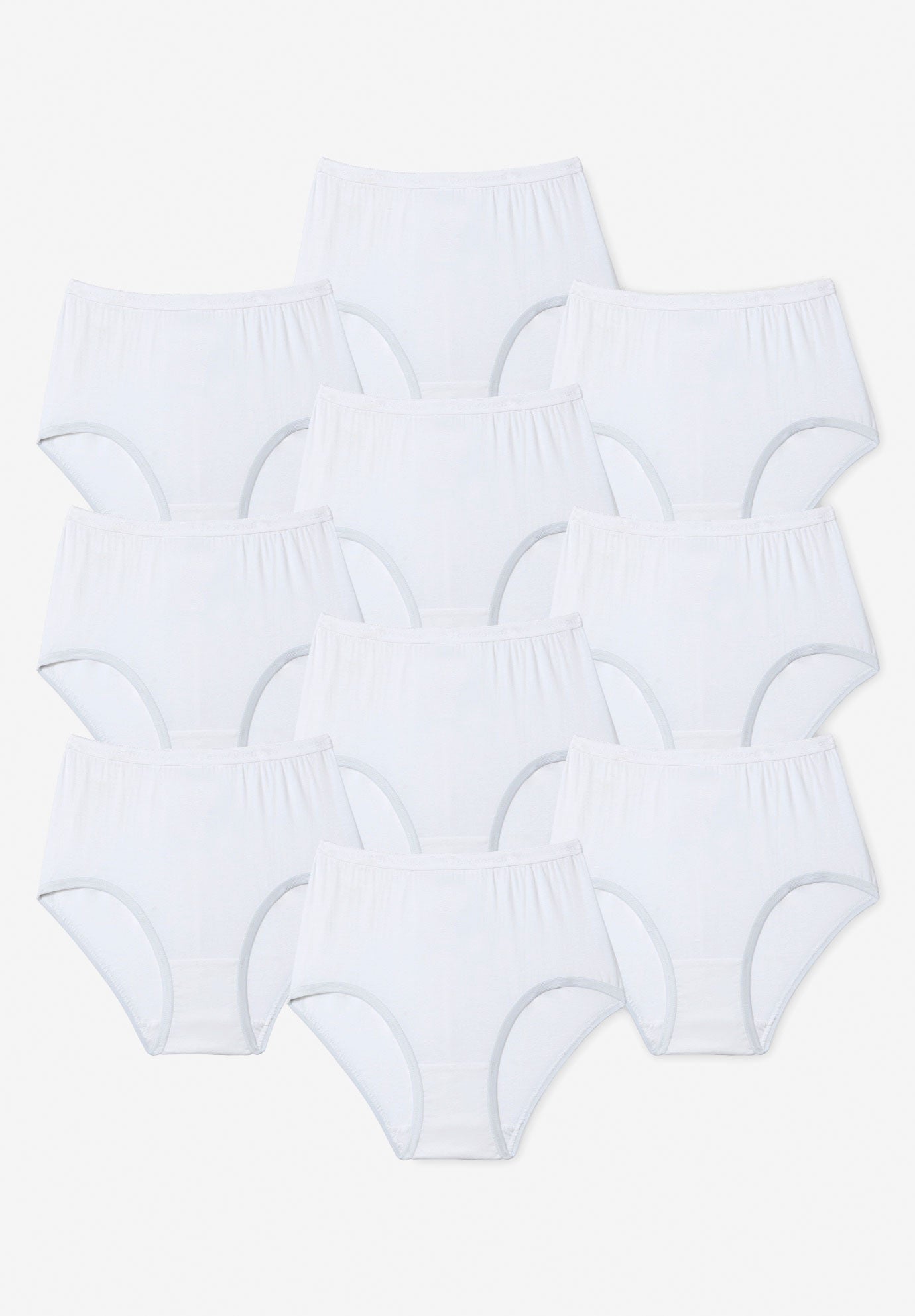 Full Coverage Cotton Brief 10-Pack image number 0