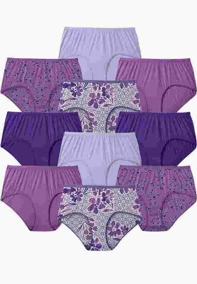 Full Coverage Cotton Brief 10-Pack image number 0