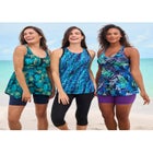 Longer Length Braided Tankini Top image number null