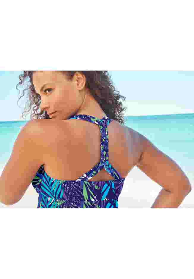 Longer Length Braided Tankini Top image number 5
