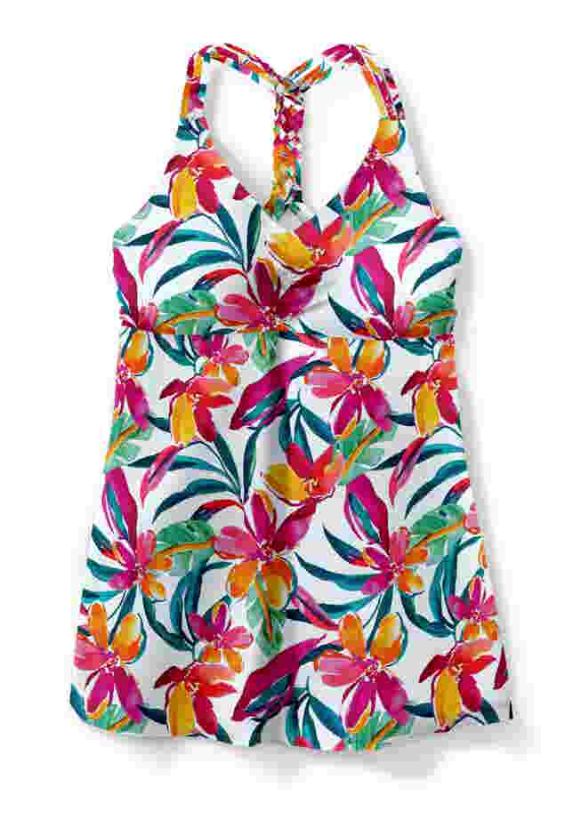 Longer Length Braided Tankini Top image number 3