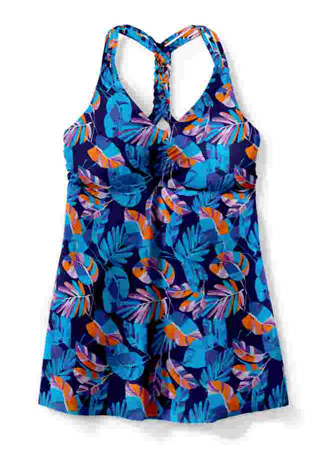 Longer Length Braided Tankini Top image number 3