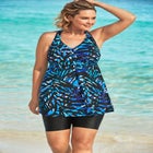 Longer Length Braided Tankini Top image number null