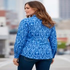 Stretch Poplin Button-Down Shirt image number null