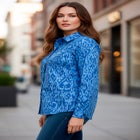 Stretch Poplin Button-Down Shirt image number null