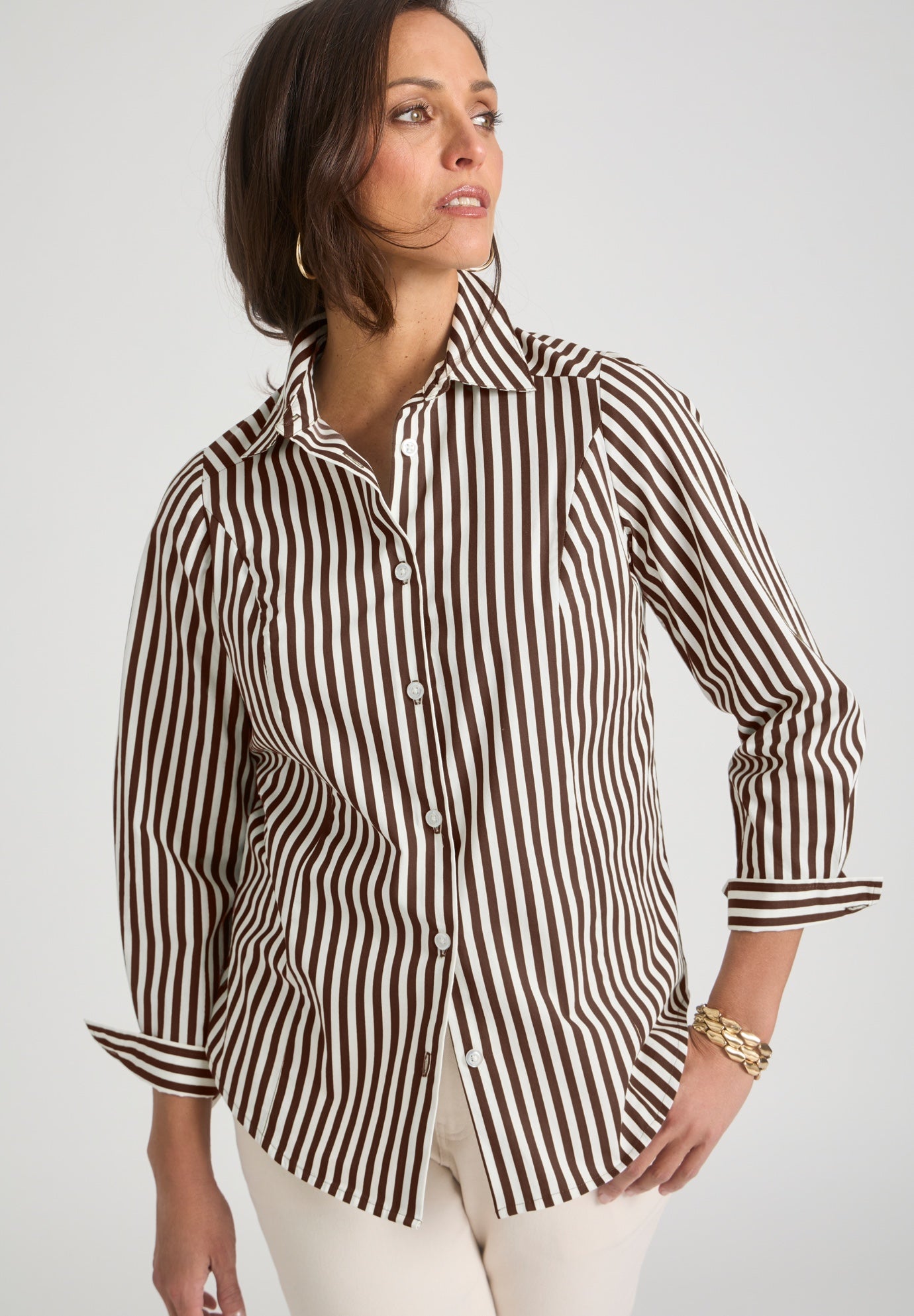 Wrinkle-Free Stretch Poplin Shirt image number 0