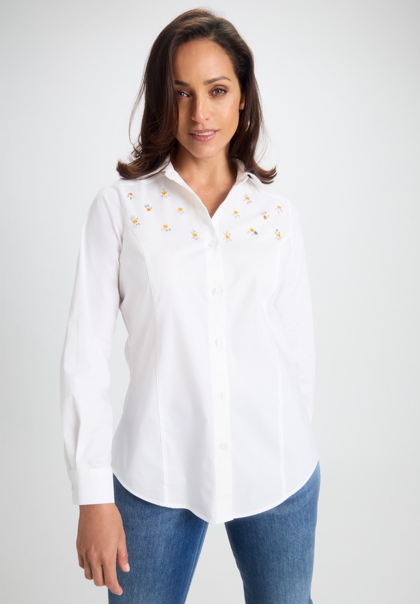 Wrinkle-Free Stretch Poplin Shirt image number 0