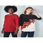 Scallop Boatneck Tunic image number null