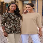 Scallop Boatneck Tunic image number null