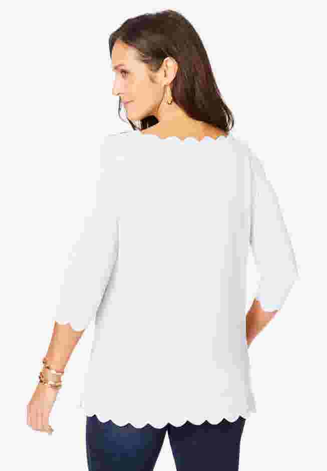 Scallop Boatneck Tunic image number 1