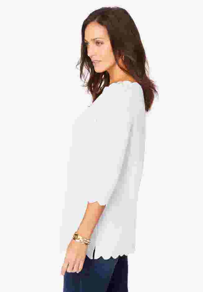 Scallop Boatneck Tunic image number 2