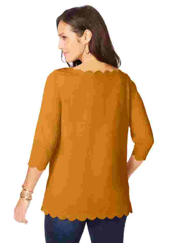 Scallop Boatneck Tunic image number 1