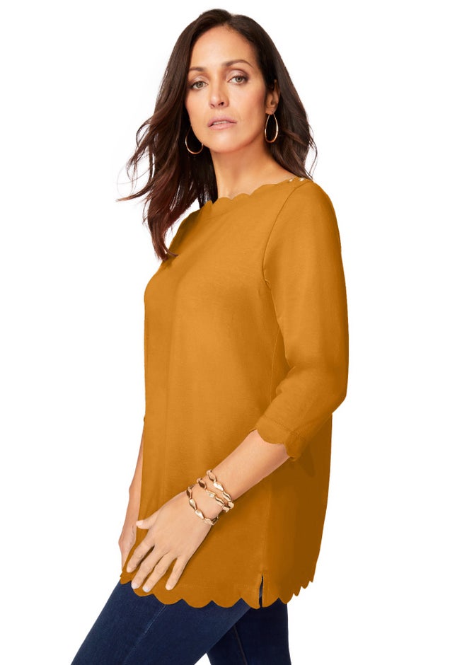 Scallop Boatneck Tunic image number 1