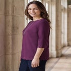 Scallop Boatneck Tunic image number null