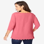 Scallop Boatneck Tunic image number null