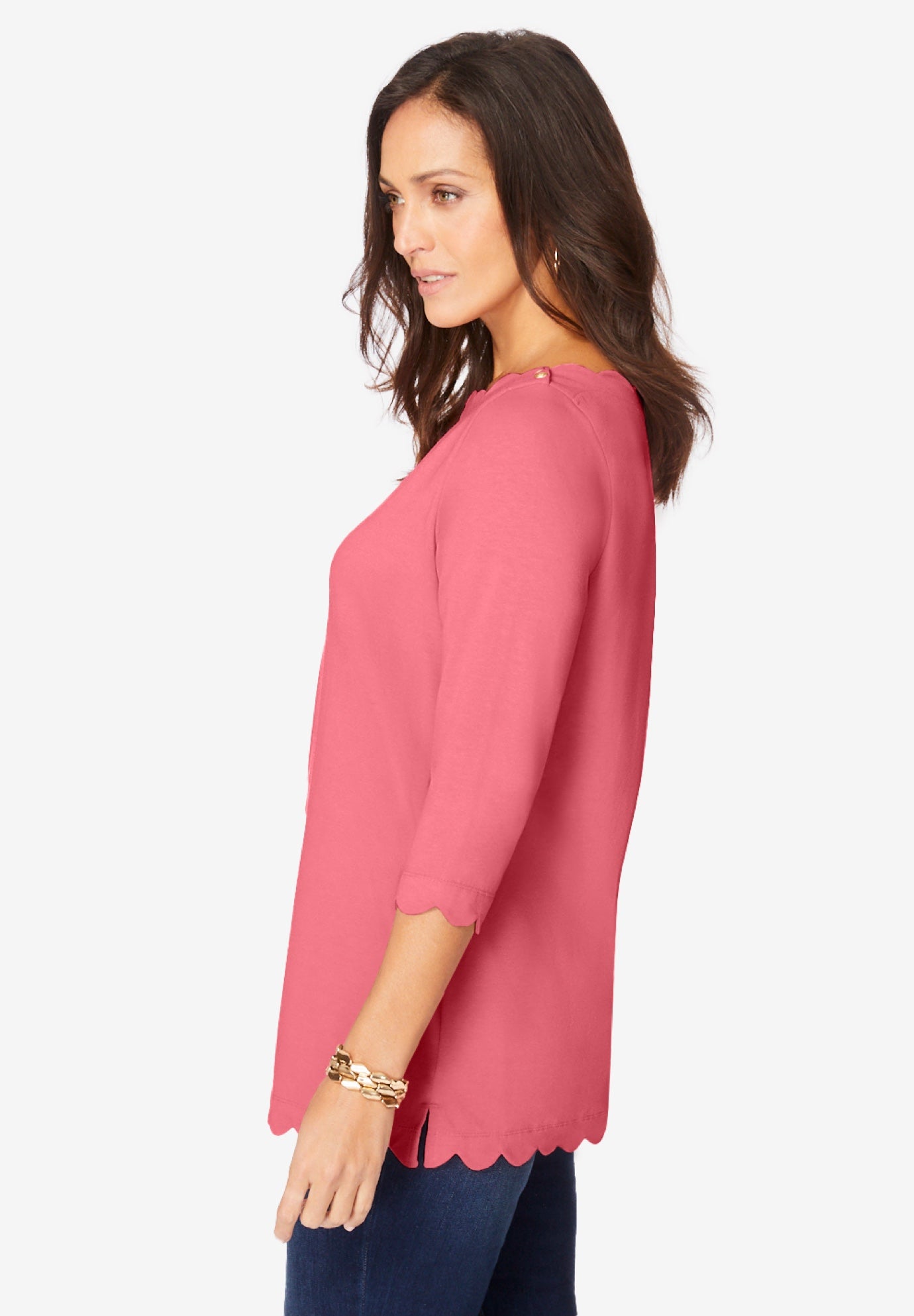 Scallop Boatneck Tunic image number 1
