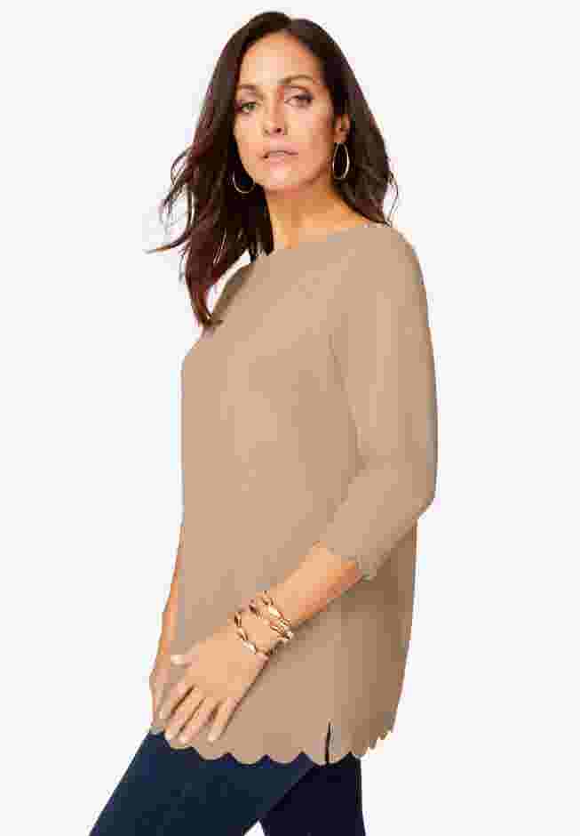 Scallop Boatneck Tunic image number 2