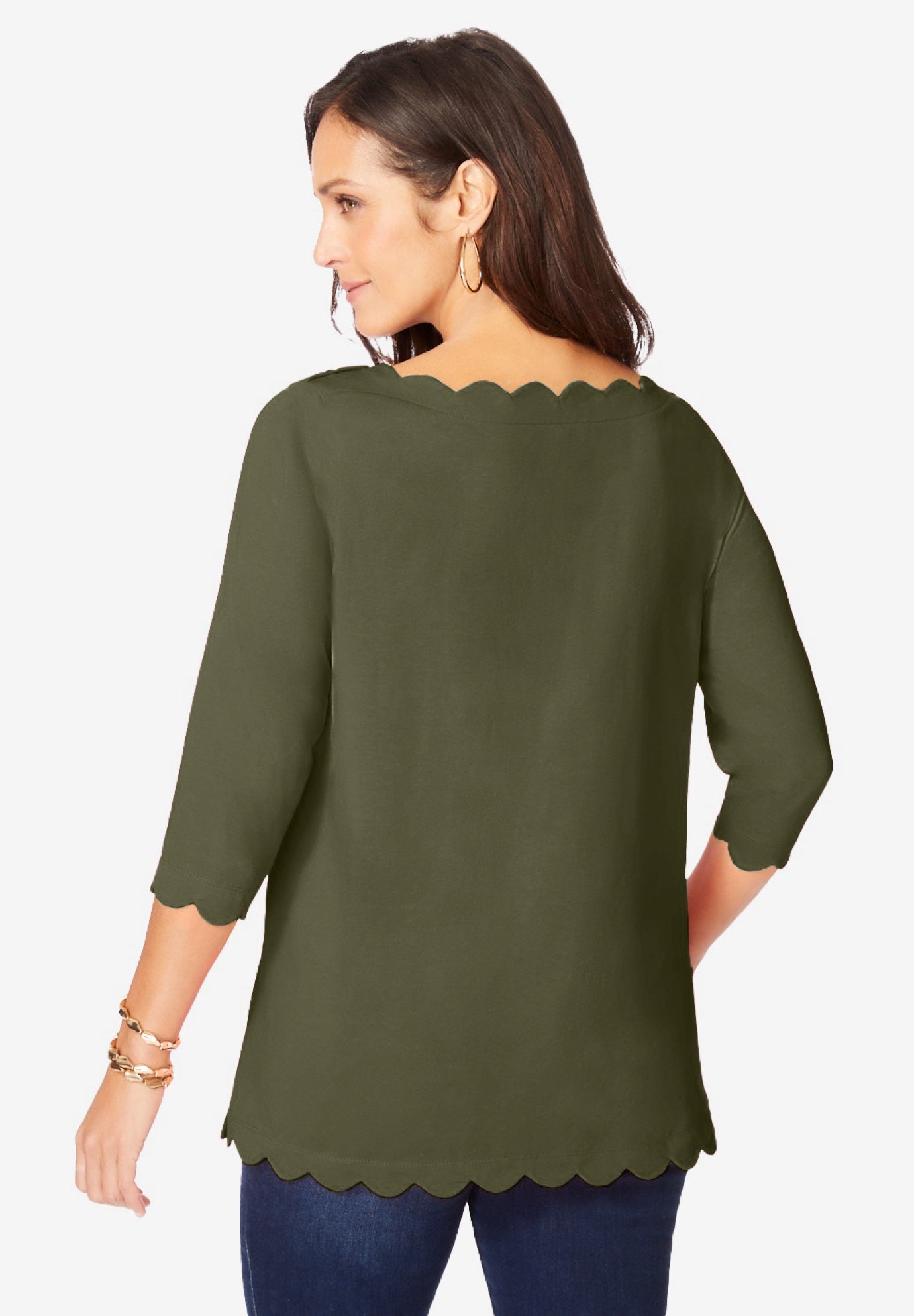 Scallop Boatneck Tunic image number 2