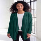 Plus Size Lightweight Handkerchief Hem Cardigan Sweater image number 0