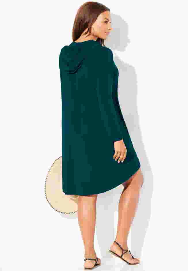 Pack & Go Wrinkle-Resistant Cover Up Hoodie Dress image number 1