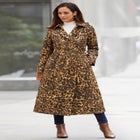 Double-Breasted Long Trench Raincoat image number 0