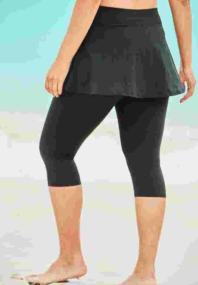 Skirted Swim Capri Pant image number 1