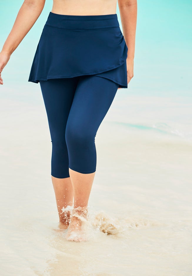Skirted Swim Capri Pant image number 0