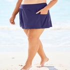 Zip-Pocket Swim Skort image number null