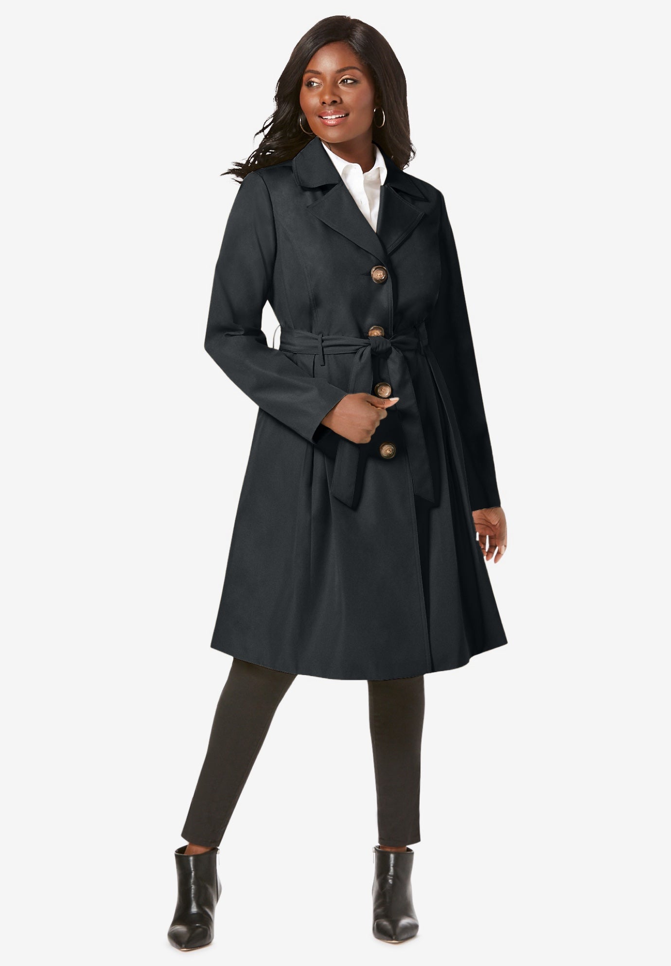 Pleated Trench Coat image number 0