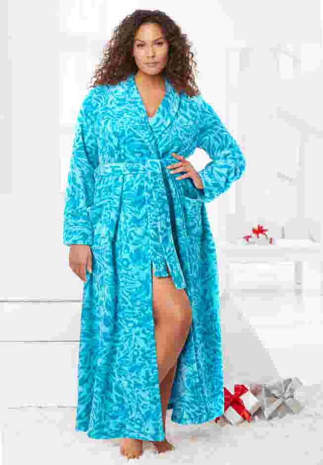 Plush Wrap Robe image number 5