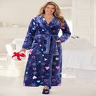 Plush Wrap Robe image number null