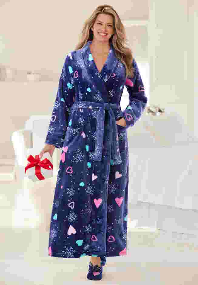 Plush Wrap Robe image number 0