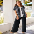 Pull-On Elastic Waist Soft Pants image number null