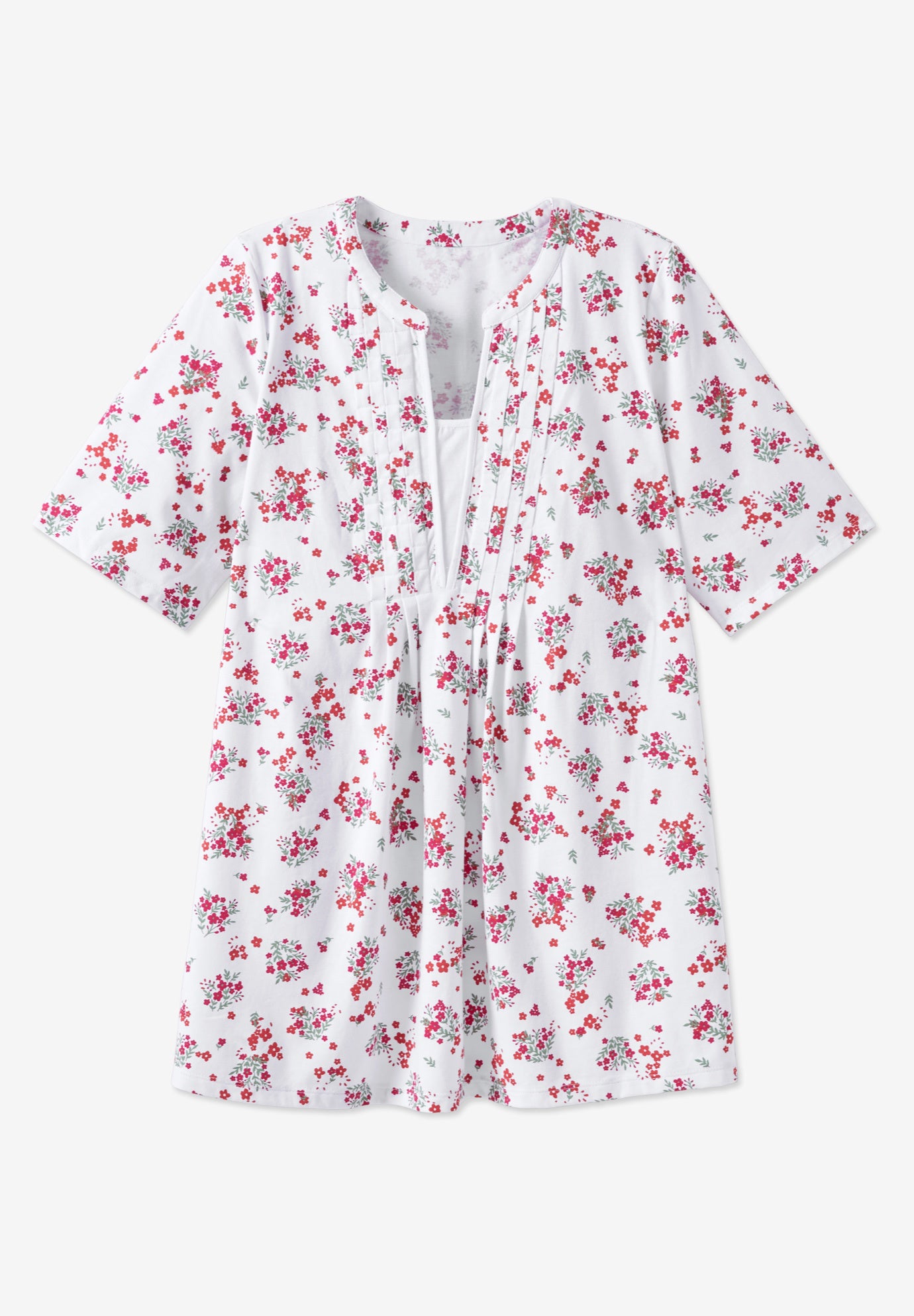 7-Day Layer-Look Elbow-Sleeve Tee image number 7