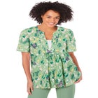 7-Day Layer-Look Elbow-Sleeve Tee image number null