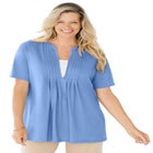 7-Day Layer-Look Elbow-Sleeve Tee image number 0