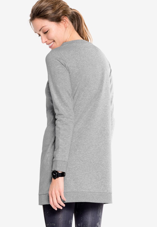 French Terry Love Tunic Sweatshirt image number 3
