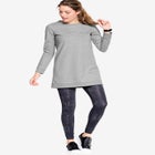 French Terry Love Tunic Sweatshirt image number null