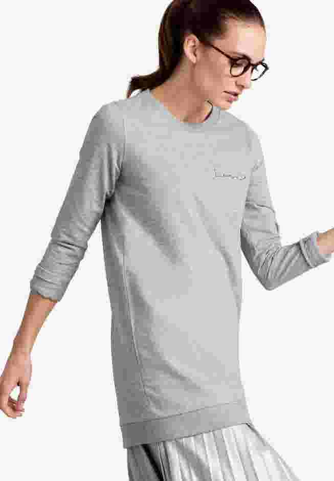French Terry Love Tunic Sweatshirt image number 7