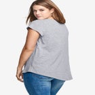 Screenprint V-Neck Tee image number null