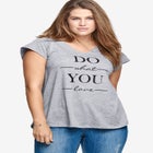 Screenprint V-Neck Tee image number null